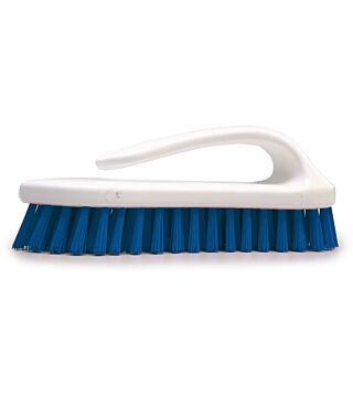 HygoClean hygienic washing brush with handle, blue