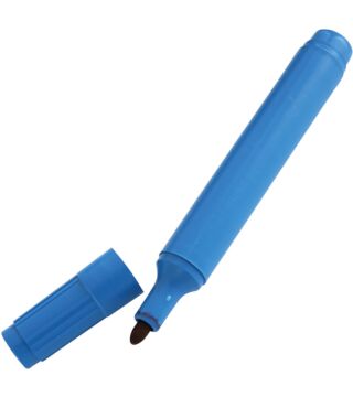 Hygostar permanent marker, detectable, blue housing, various colors