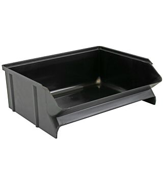 ESD grab tray, 1 compartment, 198x160x70 mm, black