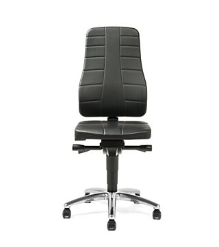 Work chair Treston Plus C40AL ESD, imitation leather, black