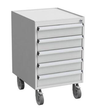 ESD drawer unit 45/56-1 with castors, 100 % extension