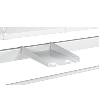 Steel shelf A4 for attachment to BP/PP profile strip