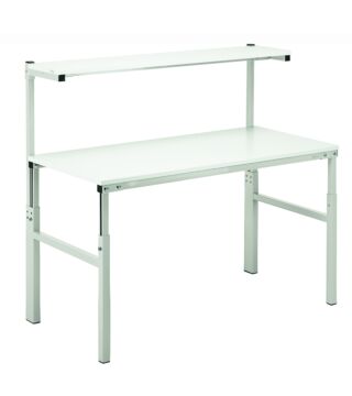 TPH work table with shelf, WxD 1200x700 mm