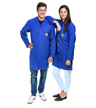 ESD Workcoat Pro Line, dark blue