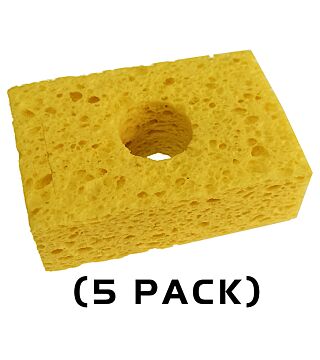 Sponge yellow, pack of 5