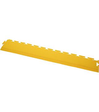 PVC Floor ramp, from 5 mm to 1 mm, yellow, 1 piece, 500 x 90 mm