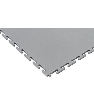 ESD floor tile, light grey, 4 pieces, 500 x 500 x 5 mm