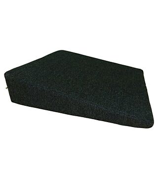 ESD wedge cushion, foam, black, 40 x 40 x 10/2 cm