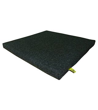 ESD seat cushion, foam, black, 370 x 370 x 30 mm
