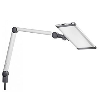 LED area light 0.5A, with articulated arm, 24W, 300mm with light control, diffuse