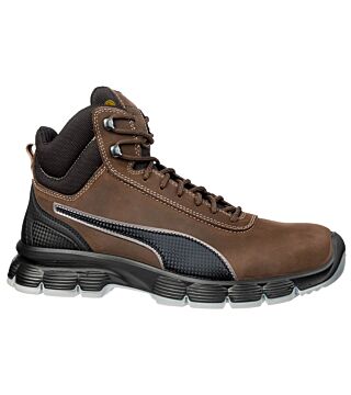 ESD safety shoes S3, PUMA SAFETY, CONDOR MID, brown
