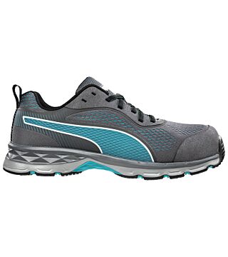 ESD safety shoes S1P, ladies, PUMA SAFETY, FUSE KNIT BLUE WNS LOW, gray