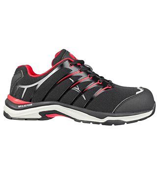ESD safety shoes S1P, ladies, TWIST RED WNS LOW, black
