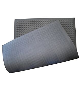 ESD-Bodenmatte, schwarz, abgeflachte halbkugelförmige Noppen, 960 x 660 x 12 mm