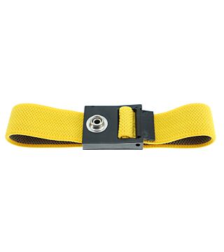 ESD-Armband, 7 mm Druckknopf, gelb, 220 mm
