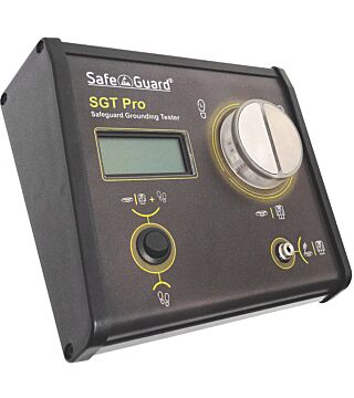 SGT Pro grounding tester, LCD display, incl. double foot electrode