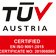 Geprüft und zertifiziert durch TÜV AUSTRIA